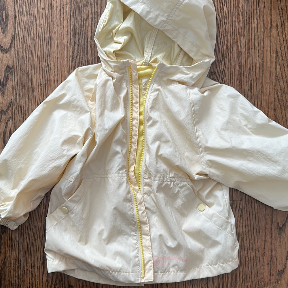 Zara Kids Yellow Windbreaker Jacket 3-4yrs